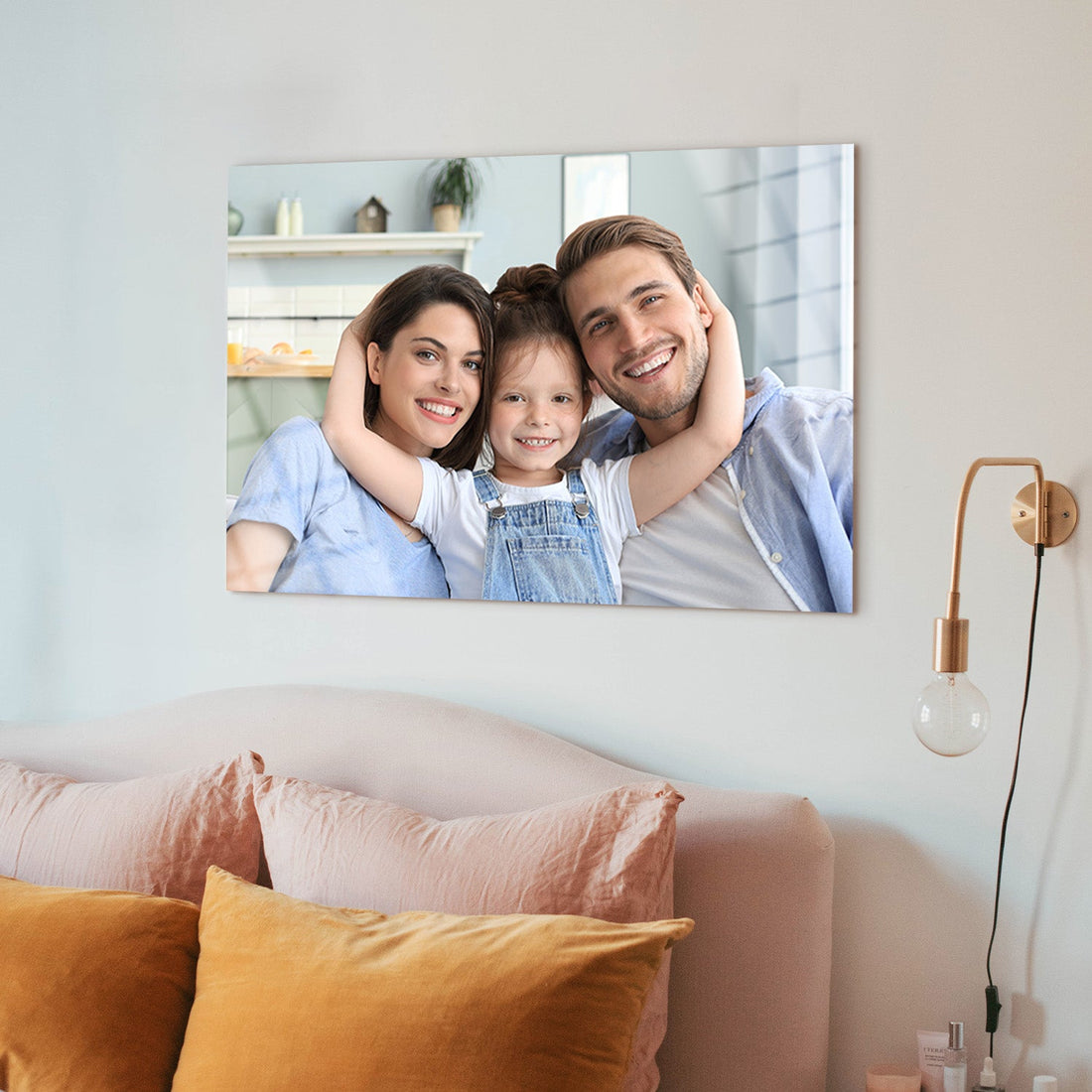 Yatay Kişiye Özel Cam Tablo